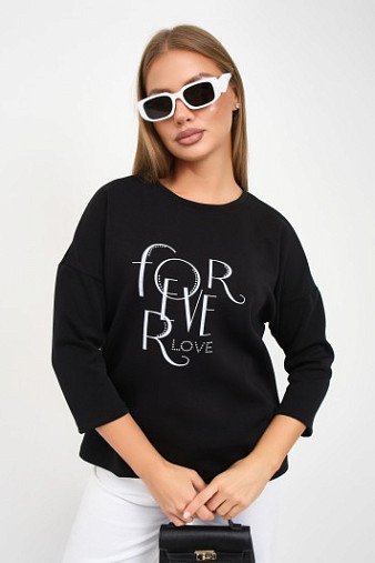 Свитшот женский Одри черный