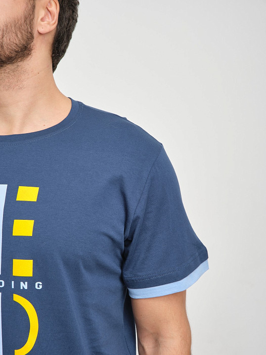 Футболка мужская Фантом индиго