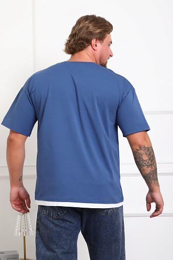 Футболка мужская Элиот индиго