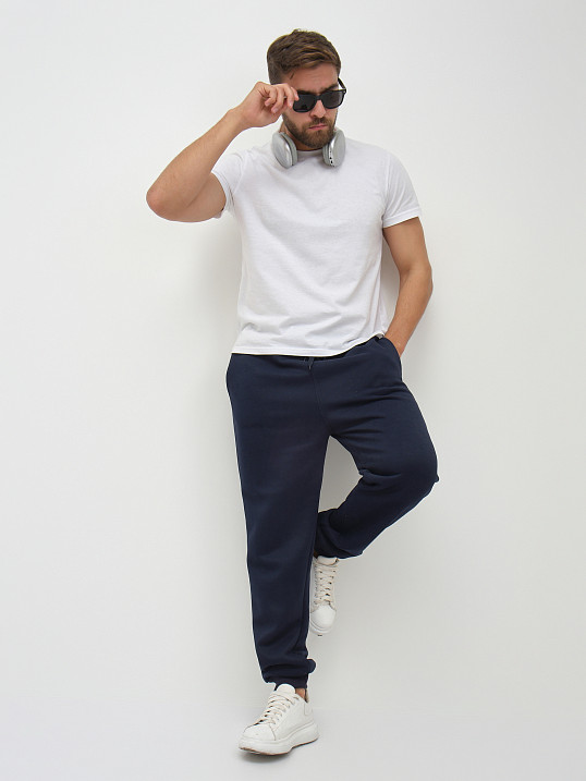 Брюки мужские теплые синий