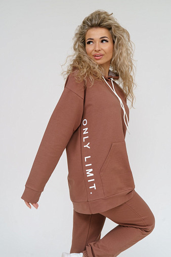 Костюм Челси футер 2-х нитка шоколад