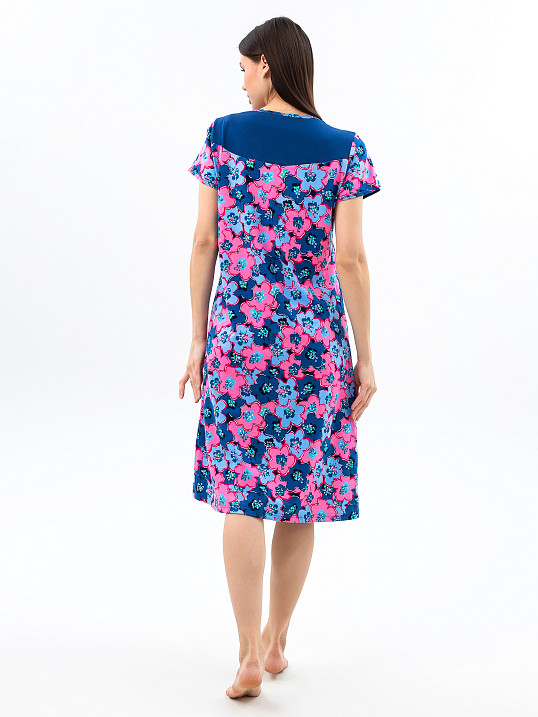 Халат Дыхание Лета розовый/цветы