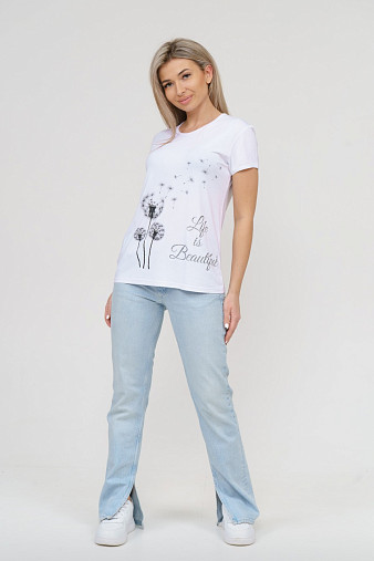 Футболка Одуванчик белый