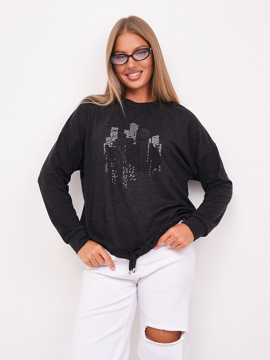 Джемпер жен. Сити ангора антрацит