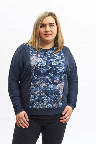 Джемпер женский БЖТВ-04 синий