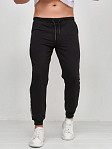 Брюки мужские лампас чёрный