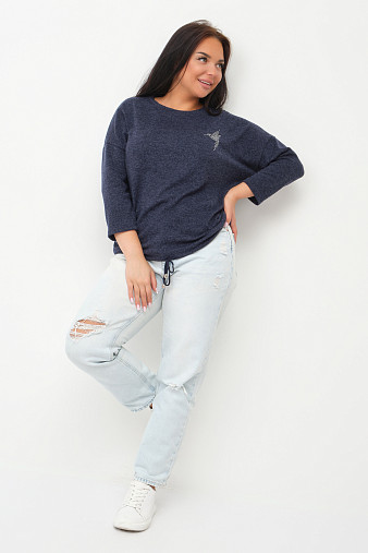 Джемпер Оливия т. индиго