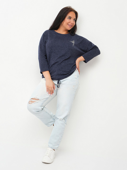 Джемпер Оливия т. индиго