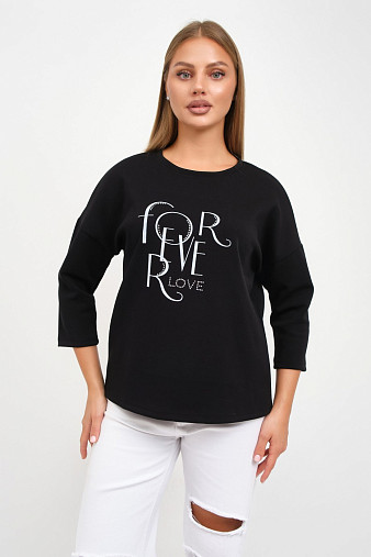 Свитшот женский Одри черный