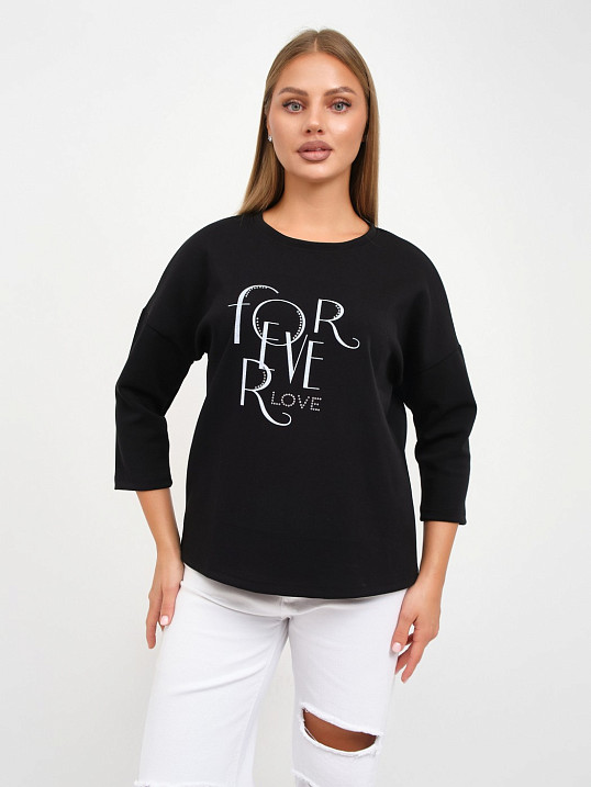 Свитшот женский Одри черный