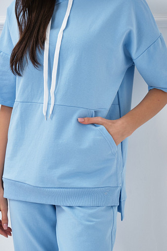 Костюм Мишель голубой