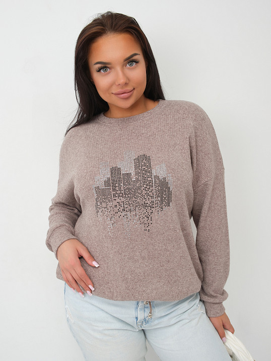 Джемпер женский Келли бежевый