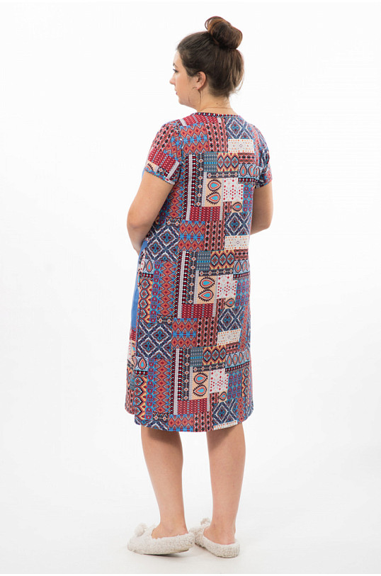 Халат Жасмин мультиколор/пэчворк