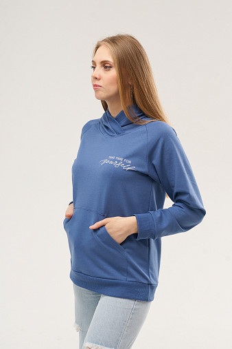 Толстовка женская ТЖФ-06 индиго