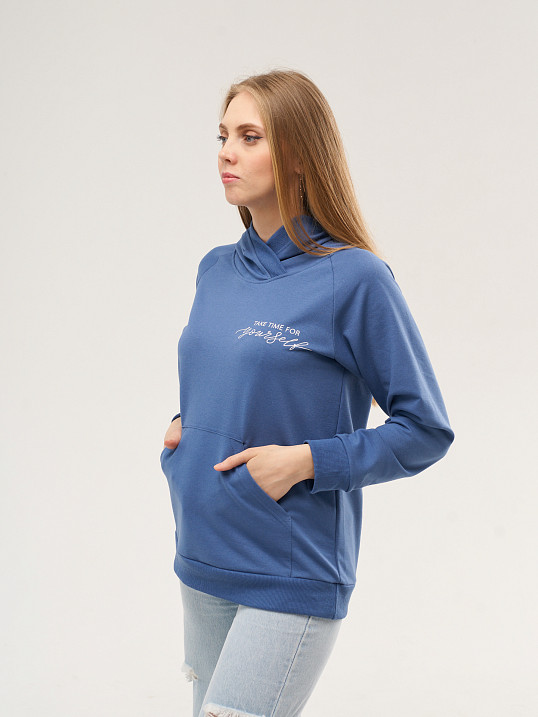 Толстовка женская ТЖФ-06 индиго