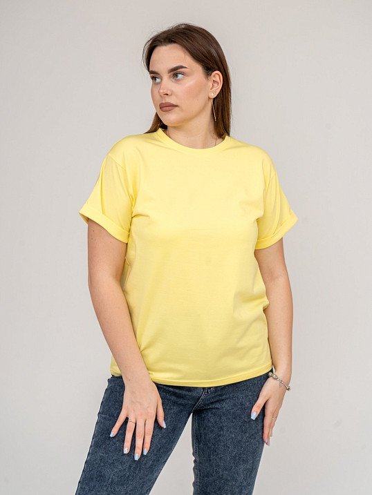 Футболка женская Классика лимон