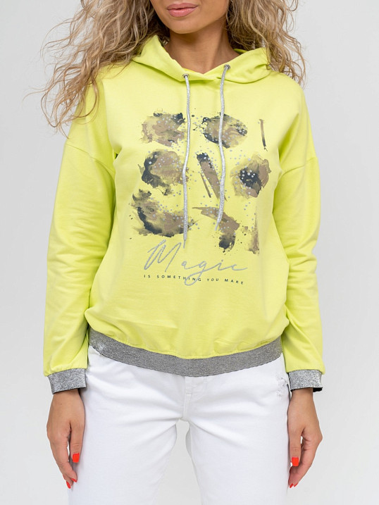 Толстовка женская Элен лимон