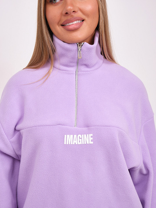 Толстовка жен. Тренд-2 флис лаванда