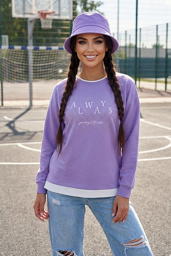 Свитшот женский Кетти лаванда