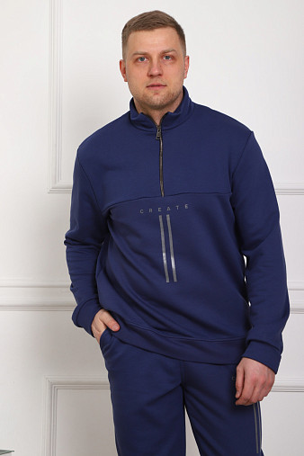 Костюм мужской Старк 3-х нитка петля индиго