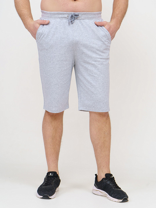 Шорты мужские футер серые