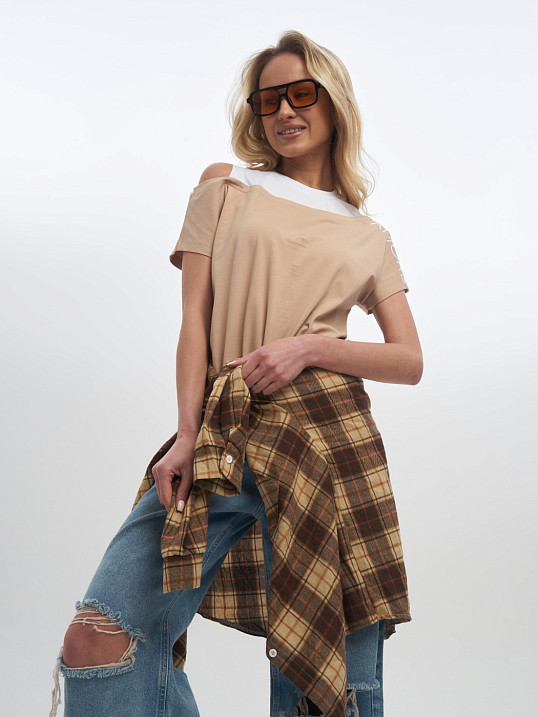 Футболка женская Аморе таба