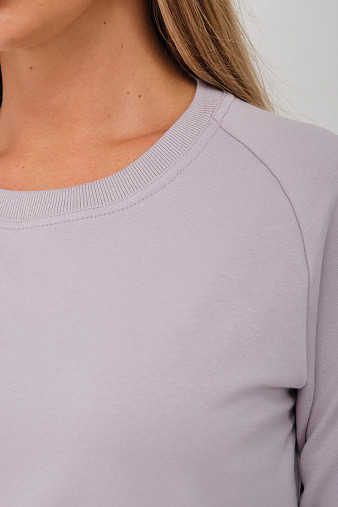 Толстовка женская Дабл св.серый