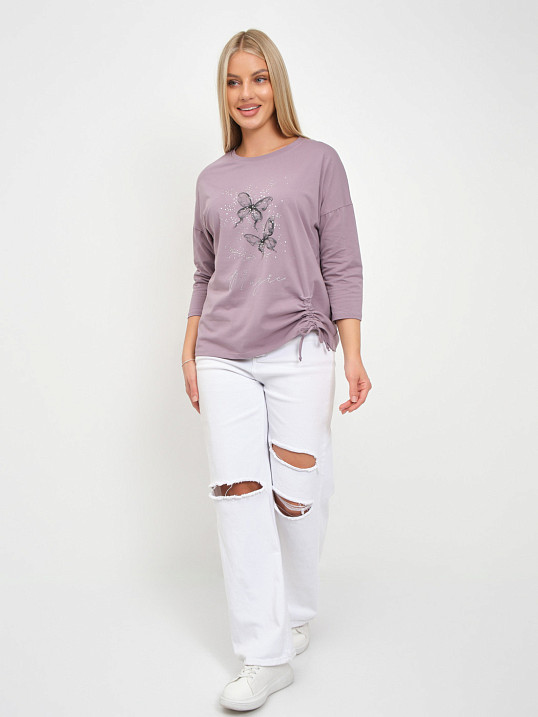 Лонгслив женский Сати корица