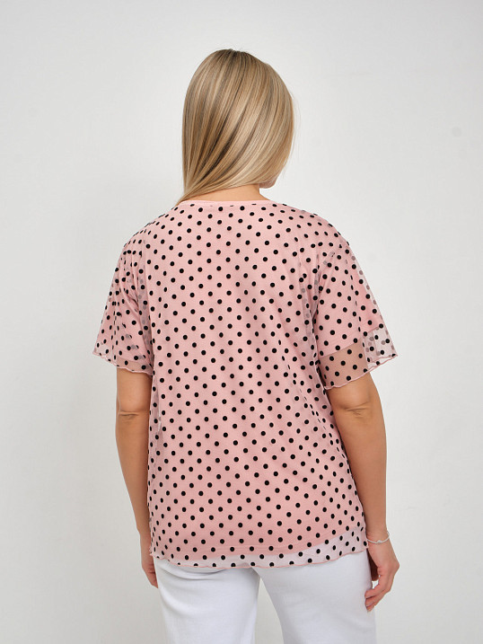 Футболка женская Бьюти вискоза пудра