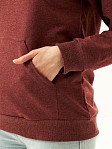 Толстовка женская ТЖФ-06 бордо/меланж