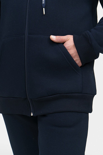 Костюм мужской Степ на молнии синий 3-х нитка