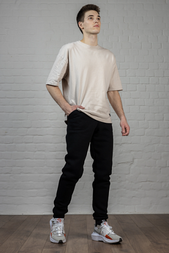 Брюки мужские футер 3-х нитка антрацит