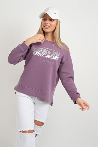 Свитшот женский Флёр слива