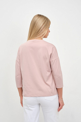 Лонгслив женский Мадлен пудра