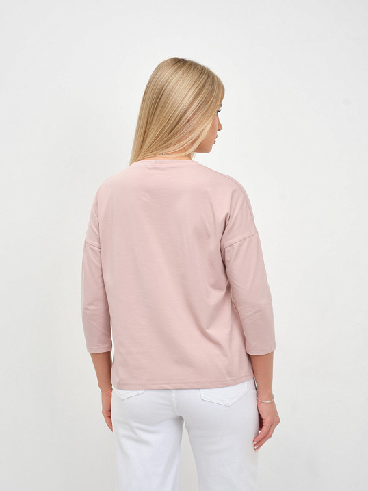 Лонгслив женский Мадлен пудра