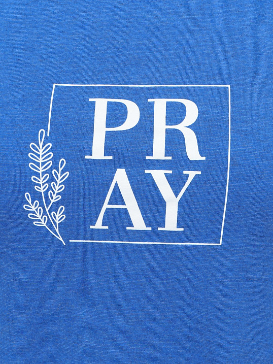 Футболка женская Ника индиго/меланж 