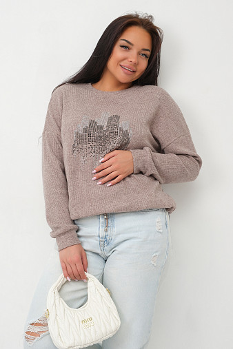 Джемпер женский Келли бежевый