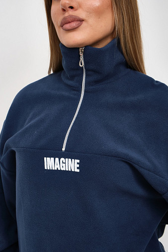 Толстовка жен. Тренд-2 флис петроль