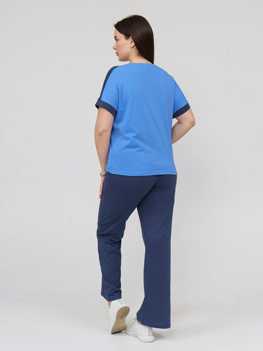 Костюм Моника голубой/индиго