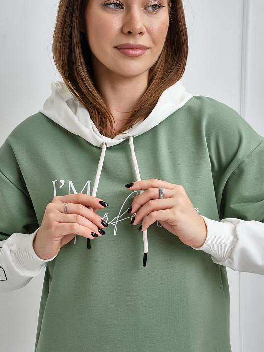 Толстовка женская Венди фисташка