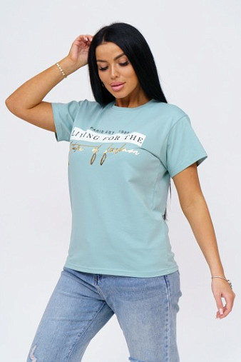 Футболка женская Имидж аква