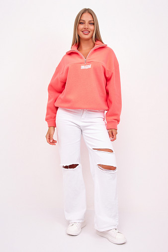 Толстовка жен. Тренд-2 флис персик