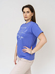 Футболка женская Эстель василёк