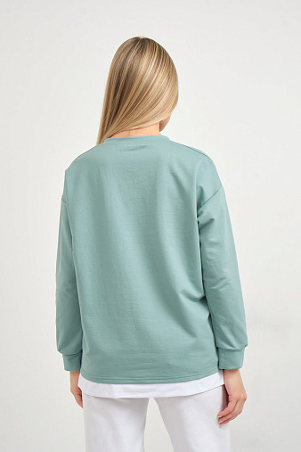 Свитшот женский Гранд св.изумруд