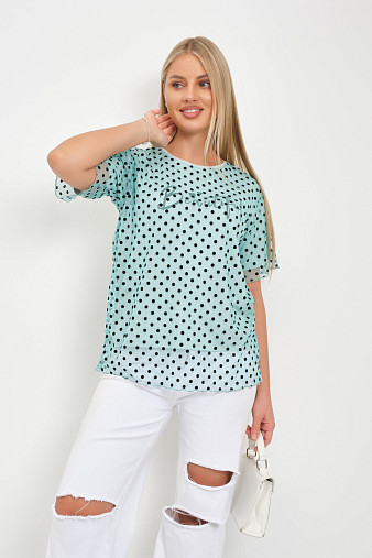 Футболка женская Бьюти вискоза ментол