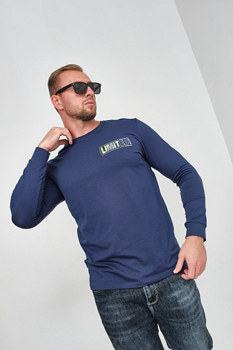 Лонгслив мужской Брюс индиго