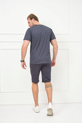 Костюм Эверест мужской синий меланж