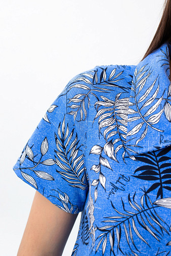 Халат Анна василёк/ветка