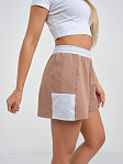 Шорты женские Рокси футер песочный