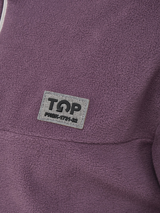 Толстовка жен. Тренд флис т.лиловый